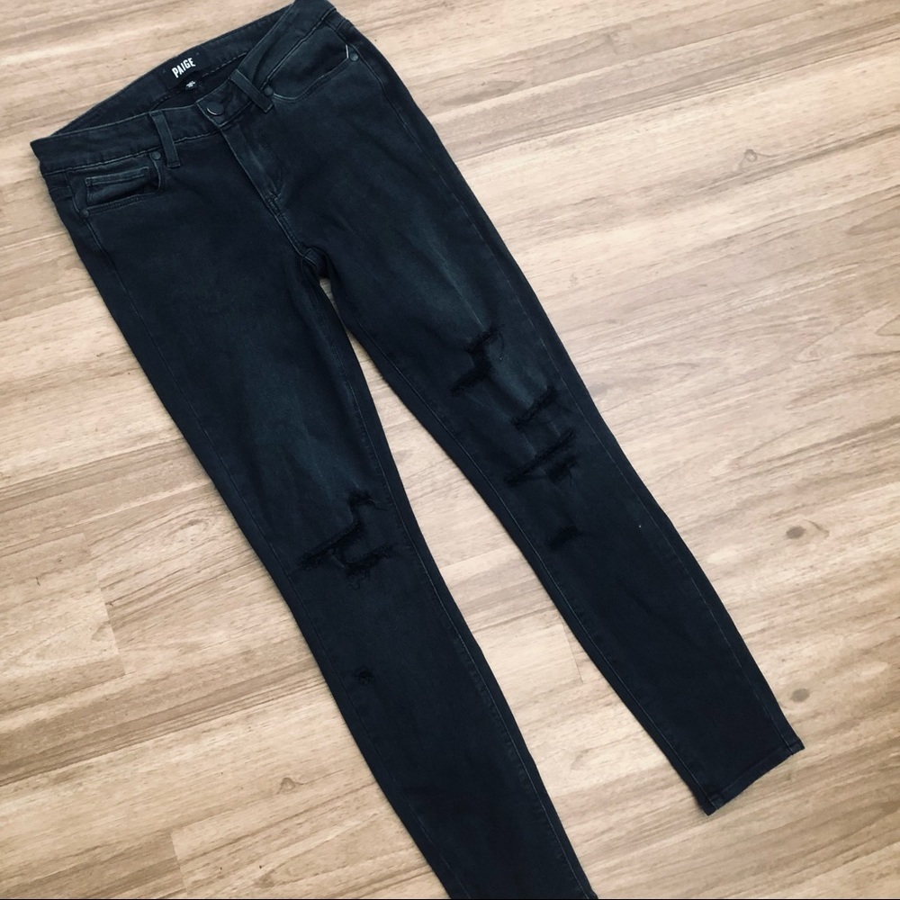 Paige Ripped Distressed Jeans - Picture 2 of 5